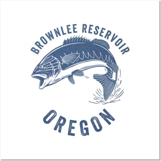 Brownlee Reservoir Oregon Bass Fishing Posters and Art